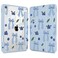 Tuiklol Case for iPad 11 inch A16 Chip 2025 Gen 11th iPad 109 inch 2022 10th Gen Buit in Pencil Holder with Shockproof Cover Clear Transparent Back Shell Auto WakeSleepBlueberriesBlue
