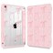 Tuiklol Case for iPad 11 inch A16 Chip 2025 11th GeniPad 109 inch 2022 10th Gen Buit in Pencil Holder with Shockproof Cover Clear Transparent Back Shell Auto WakeSleepPink Bows