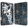 Tuiklol Case for iPad 11 inch A16 Chip 2025 Generation 11th iPad 109 inch 2022 10th Gen Buit in Pencil Holder with Shockproof Cover Clear Transparent Back Shell Auto WakeSleep Black Flower
