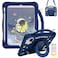 UUcovers Kids Case for iPad mini 7 A17 Pro 2024 iPad mini 6 2021 83 with Pencil HolderShoulder Strap 360 Rotating Ring HandleStand Soft Cover for iPad mini 7th6th Generation Blue Astronaut