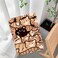 LuGeKe Cute Kawaii Cat Case for iPad 10th Generation Case 109 Inch 2022 with Pencil Holder Foldable Black Leather Cover Case Support Auto Sleep Wake