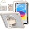 BRAECNstock case for iPad A16 11th10th Generation 11109 inch 20252022Rugged Shockproof Protective Cover with 360 Rotating Hand StrapStandScreen ProtectorPencil HolderKhaki