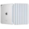 DONGKE for iPad Air 11inch M4 2026 M3 2025 M2 2024 iPad Air 5th 2022 4th Gen 2020 109inch Slim Foldable Stand Hard PC Translucent Back Shell Smart Cover Auto WakeSleep Stripes