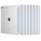 DONGKE for iPad Air 11inch M4 2026 M3 2025 M2 2024 iPad Air 5th 2022 4th Gen 2020 109inch Slim Foldable Stand Hard PC Translucent Back Shell Smart Cover Auto WakeSleep Stripes