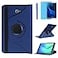 R.SHENGTE Case for Samsung Galaxy Tab A 101 inch 2016 SMT580 T585 T587 360 Degree Rotating Stand Case Smart Protective Coverwith Stylus PenScreen Film Deep Blue