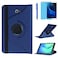 R.SHENGTE Case for Samsung Galaxy Tab A 101 inch 2016 SMT580 T585 T587 360 Degree Rotating Stand Case Smart Protective Coverwith Stylus PenScreen Film Deep Blue
