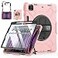 Miesherk STOCK Case for iPad Pro 129 20222021 20202018 Cover for iPad Pro 129 6th 5th 4th 3rd Generation with Screen Protector Stand Pencil Holder Handle Shoulder Strap Pink