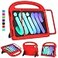 MOXOTEK Kids Case for iPad mini 7 A17 Pro 2024 Mini 6 2021 iPad mini 7th6th Generation Case with Screen Protector Durable Shockproof Handle Stand Protective Cover for iPad 83 Inch Red