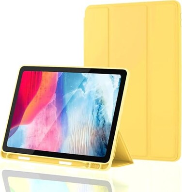 Horyaal Case for iPad Air 3 Case 2019 with Pencil Holder Ultra Slim Soft TPU Back Cover with Auto SleepWake Full Body Protective Smart Case for iPad Air 3rd Generation 2019iPad Pro 105 2017 Yellow
