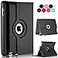 Vultic Rotating Case for iPad mini 5 2019 Mini 4 2015 79inch 360 Degree Stand Auto SleepWake Folio PU Leather Smart Cover Black