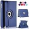 Vultic Rotating Case for iPad Pro 129 inch 6th5th4th3rd Gen 2022202120202018 360 Degree Stand Auto SleepWake Folio PU Leather Smart Cover Navy Blue