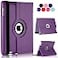 Vultic Rotating Case for iPad Pro 97 inch 2016 360 Degree Stand Auto SleepWake Folio PU Leather Smart Cover Purple