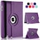 Vultic Rotating Case for iPad Pro 97 inch 2016 360 Degree Stand Auto SleepWake Folio PU Leather Smart Cover Purple