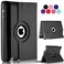 Vultic Rotating Case for iPad Pro 97 inch 2016 360 Degree Stand Auto SleepWake Folio PU Leather Smart Cover Black