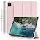 Kenke iPad Pro 11 Inch Case 4th3rd2nd1st Generation 2022202120202018 2nd Pencil Magnetic Attachment Without Pencil Holder Soft Slim TPU Cover Auto WakeSleep Pink