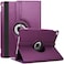 Rouceyxin Rotating Case for iPad 97 Inch 2018 2017 iPad Air 2 Case 360 Degree Rotating Stand Protective Cover with Auto Sleep Wake for iPad 97 inch 6th Gen 5th Gen iPad Air 2 iPad Air Purple