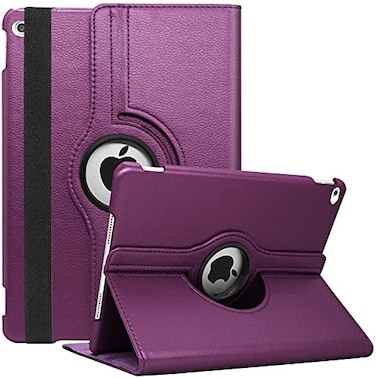 Rouceyxin Rotating Case for iPad 97 Inch 2018 2017 iPad Air 2 Case 360 Degree Rotating Stand Protective Cover with Auto Sleep Wake for iPad 97 inch 6th Gen 5th Gen iPad Air 2 iPad Air Purple