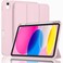 ZryXal iPad A16 CaseiPad 10th Generation Case 11Inch 2025109 Inch 2022 with Pencil Holder Smart Cover with Soft TPU Back Support Auto WakeSleep Pink