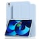 Aoub Case for iPad Air 11 inch M4M3M2 202620252024 iPad Air 5th4th Generation 20222020 109inch with Pencil Holder Shockproof Cover with Soft TPU Back Auto SleepWake Sky Blue