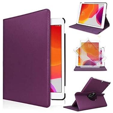 Trendmart Case for iPad Pro 129 inch 6th Generation 2022 Model A2764 A2437 A2766 with Rotating Stand Auto SleepWake Also for iPad Pro 129 5th 4th3rd Generation Cover case Purple
