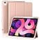 Akkerds Compatible with iPad Air 11 Inch Case 8th7th6th Generation M4M3M2 202620252024 for iPad Air 5th4th Generation Case 109 Inch 20222020 with Pencil HolderAuto SleepWake Rose Pink