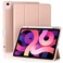 Akkerds Compatible with iPad Air 11 Inch Case 8th7th6th Generation M4M3M2 202620252024 for iPad Air 5th4th Generation Case 109 Inch 20222020 with Pencil HolderAuto SleepWake Rose Pink