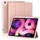 Akkerds Compatible with iPad Air 11 Inch Case 8th7th6th Generation M4M3M2 202620252024 for iPad Air 5th4th Generation Case 109 Inch 20222020 with Pencil HolderAuto SleepWake Rose Pink