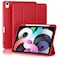 Akkerds Compatible with iPad Air 6th Generation 11 Inch Case M2 2024 for iPad Air 5th4th Generation Case 20222020 109 Inch with Pencil HolderAuto SleepWake Red