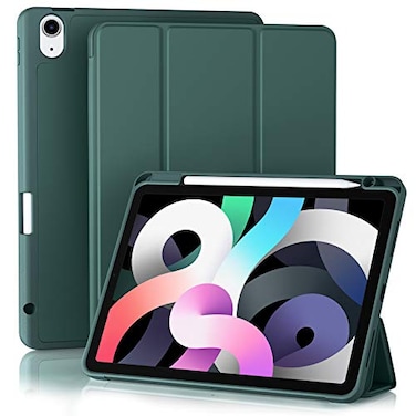 Akkerds Compatible with iPad Air 6th Generation 11 Inch Case M2 2024 for iPad Air 5th4th Generation Case 20222020 109 Inch with Pencil HolderAuto SleepWake PineGreen