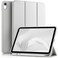 Akkerds Compatible with iPad A16 11th Generation Case 11 Inch 2025 for iPad 10th Generation Case 109 Inch 2022 with Pencil Holder Slim Trifold Stand Protective Cover with Soft TPU BackLight Gray