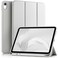 Akkerds Compatible with iPad A16 11th Generation Case 11 Inch 2025 for iPad 10th Generation Case 109 Inch 2022 with Pencil Holder Slim Trifold Stand Protective Cover with Soft TPU BackLight Gray