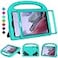 TOEVEK Kids Case for Samsung Galaxy Tab A7 Lite 87 Tablet Builtin Screen Protector Shockproof Handle Stand Protective Case for Samsung Galaxy Tab A7 87 Inch 2021SMT220 T225 T227 Teal