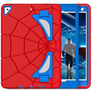 Nitupai Case for iPad 9th GenerationiPad 8th 7th Generation 102 inch 202120202019 Heavy Duty Shockproof Rugged Protective Cover 102 with Stand RedBlue