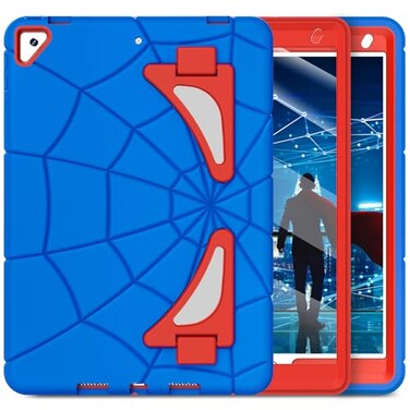Nitupai Case for iPad 9th7th8th Generation Case iPad 102 Case for 202120202019 iPad Cover 102 Inch Cases with Stand Screen Protector Shockproof iPad 102 Case BlueRed