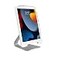 CTA Digital CTA AntiTheft Case Stand Solid Security Locking Case with 180 Angle Adjustability Compatible with iPad 5th9th Gen Air 13 Pro 97 and 105 White PADASCS10W