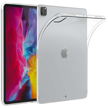 Asgens Case for iPad Pro 129 2020 Clear Transparent Silicone Case Flexible Soft TPU Silicone Protective Cover for 2020 iPad Pro 129 inch Model A2229 A2233 A2069 A2232