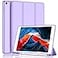 iMieet iPad 9th Generation Case 2021iPad 8th Generation Case 2020 102 Inch with Pencil Holder iPad 7th Gen 2019 Case with Soft Baby Skin Silicone Back Auto WakeSleep Cover Clove Purple