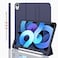 iMieet iPad Air 11 Inch Case M4M3M2202620252024 iPad Air 5th4th Generation Case 20222020 109 Inch with Pencil HolderTrifold Stand Smart Case with Soft TPU BackDark Blue