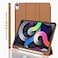 iMieet iPad Air 11 Inch Case M4M3M2202620252024 iPad Air 5th4th Generation Case 20222020 109 Inch with Pencil HolderTrifold Stand Smart Case with Soft TPU BackBrown