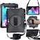 DreamerX for Microsoft Surface Go 4321 Case 2023202120202018 Heavy Duty Military Grade Rugged Shockproof Kids Friendly Drop Protection Cover wRotating Stand Hand Strap Shoulder Strap Black