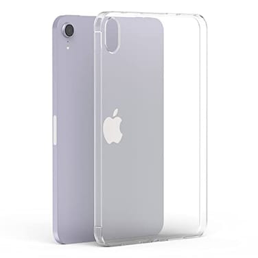 Asgens Clear Case for iPad mini 6 Mini 7 Transparent Slim Silicon Flexible Soft TPU Shockproof AntiScratches Back Cover for 83 inch iPad mini 6th Generation 2021iPad Mini 7th Generation 2024