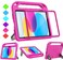 BMOUO Kids Case for iPad 11th Generation A16 11 Inch 2025iPad 10th Generation 109 2022 with Builtin Screen Protector Shockproof Handle Stand iPad 11th10th Generation Case for Kids Rose