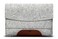 PackSmooch Pack Smooch Designed for iPad ProAir 13 iPad Pro 129 Original Keyboard Sleeve Case 100 Wool Felt VegetableTanned Leather Handmade in Germany Color GrayLight Brown