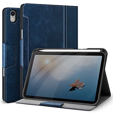 Antbox Case for iPad mini 7 A17 Pro iPad mini 7th6th Generation Case 20242021 with Pencil Holder Vegan Leather Smart Cover with Auto SleepWake Stand Function