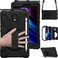 DreamerX for Samsung Galaxy Tab Active 3Active5 80 Case Hybrid Shockproof Rugged Drop Protective Case with Stand Handle HandShoulder Strap for Galaxy Tab Active5 8 2024 Active3 8 2020 Black