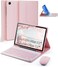 TUNKARMOR Case Keyboard for Samsung Galaxy Tab A9 A11 Plus 20232025 11 Inch Mouse and Detachable Magnetic Keyboard Slim Case with S Pen Holder Auto SleepWake Pink