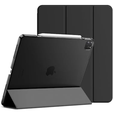 JETech Case for iPad Pro 129Inch 20202018 Model 4th3rd Generation Compatible with Pencil Cover Auto WakeSleep Black