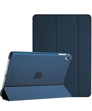 ProCase Smart Case for iPad Pro 97 Inch 2016 Ultra Slim Lightweight Stand Smart Case Shell with Translucent Frosted Back Cover for iPad Pro 97 Inch A1673 A1674 A1675 Navy