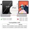 JETech Case for iPad Pro 129Inch 6th5th Generation 20222021 Model with Pencil Holder Support 2nd Pencil Charging Slim Tablet Cover with Soft TPU Back Auto WakeSleep Black