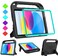 BMOUO Kids Case for iPad 11th Generation A16 11 Inch 2025iPad 10th Generation 109 2022 with Screen Protector Shockproof Handle Stand iPad 11th10th Generation Case for Kids Black Turquoise
